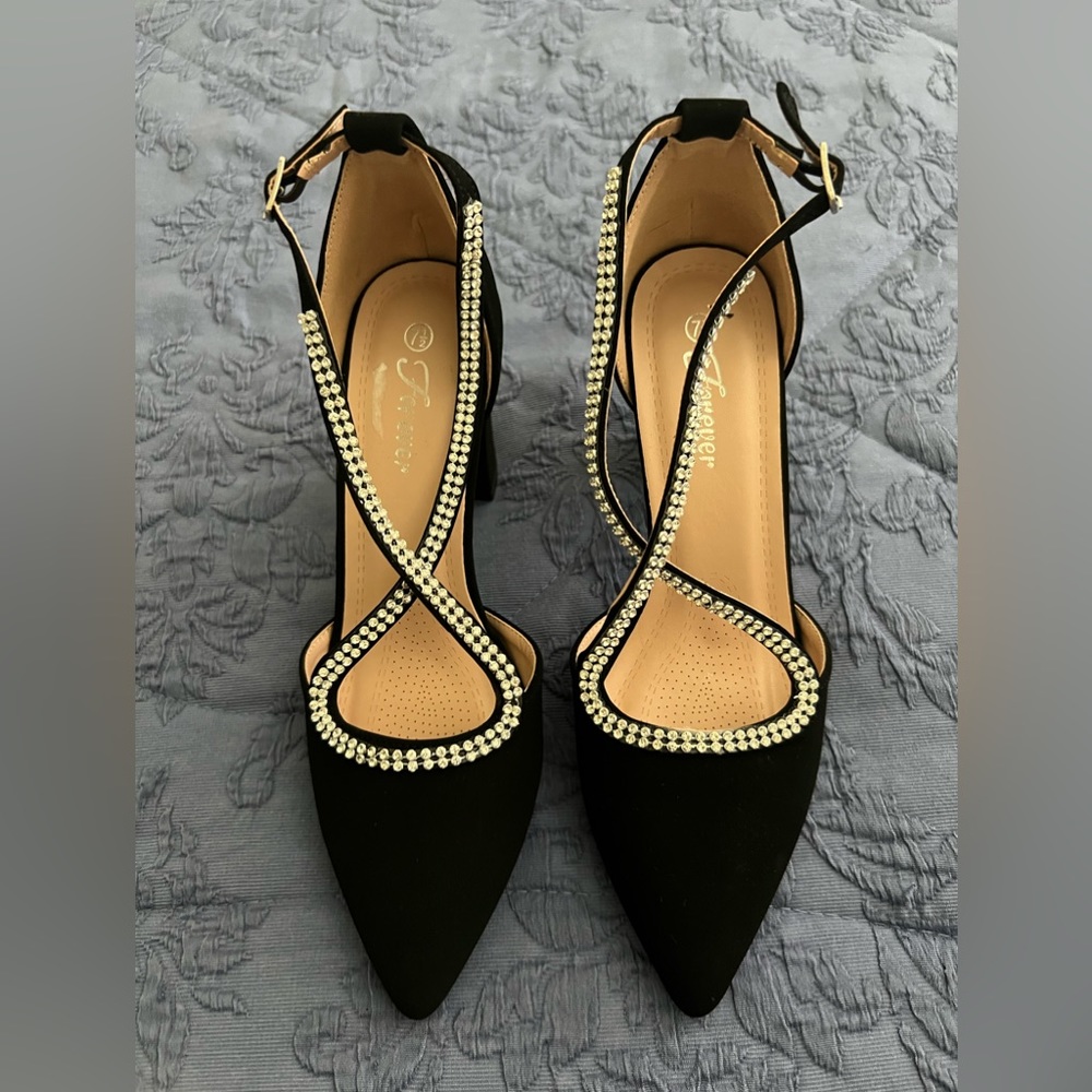 Black special occasion shoes